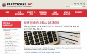 General local elections tomorrow