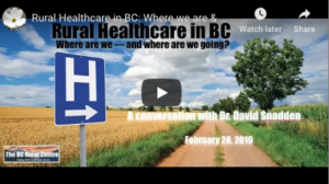 Rural healthcare in BC