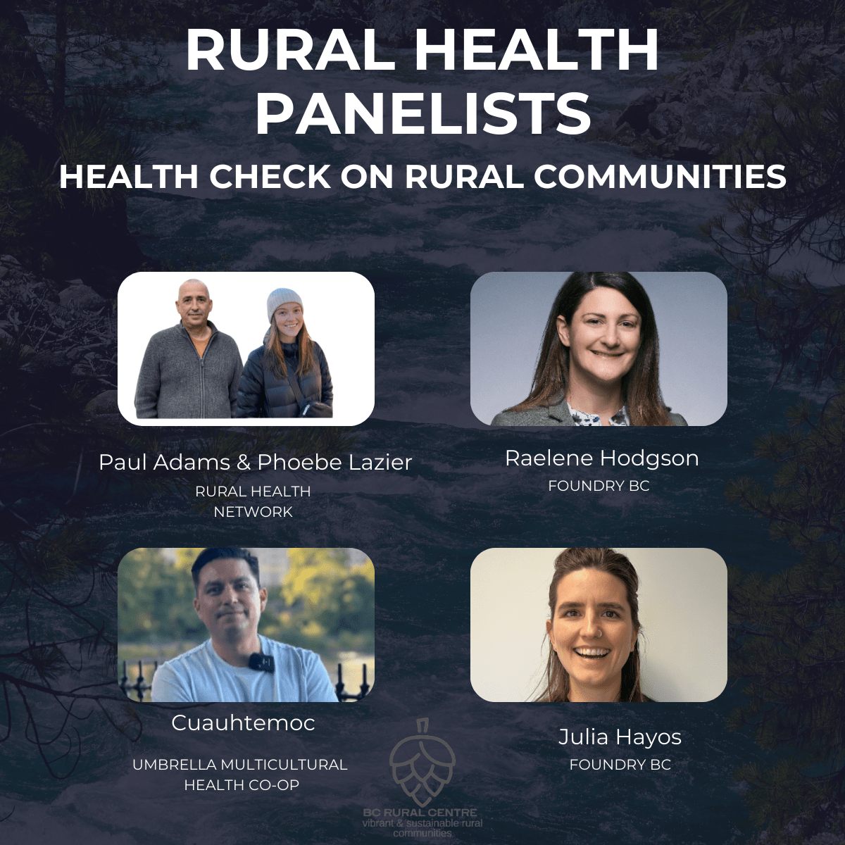 rural health panelists